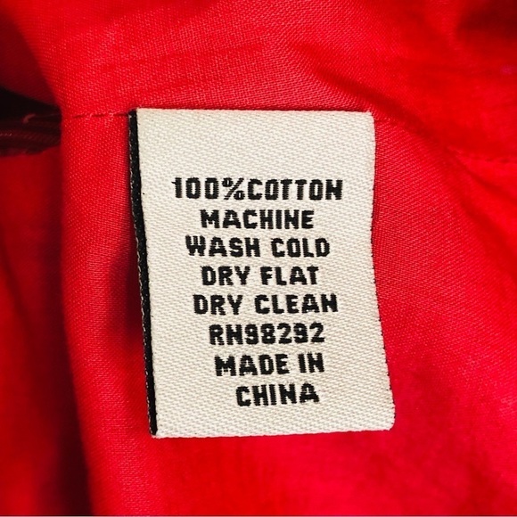 Tibi Red Eyelet Ruffle Halter Top - Picture 10 of 10